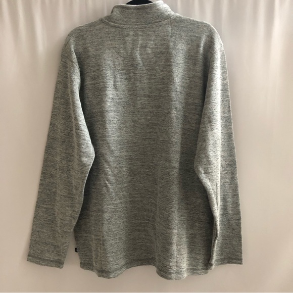 GAP Men’s Gray Mockneck Henley Pullover Sweater - Picture 3 of 7